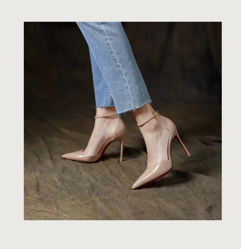 Letní nová móda Outwear Sandály Dámské špičaté mělké ústa Jednobarevné Pohodlné banketové jednoduché boty