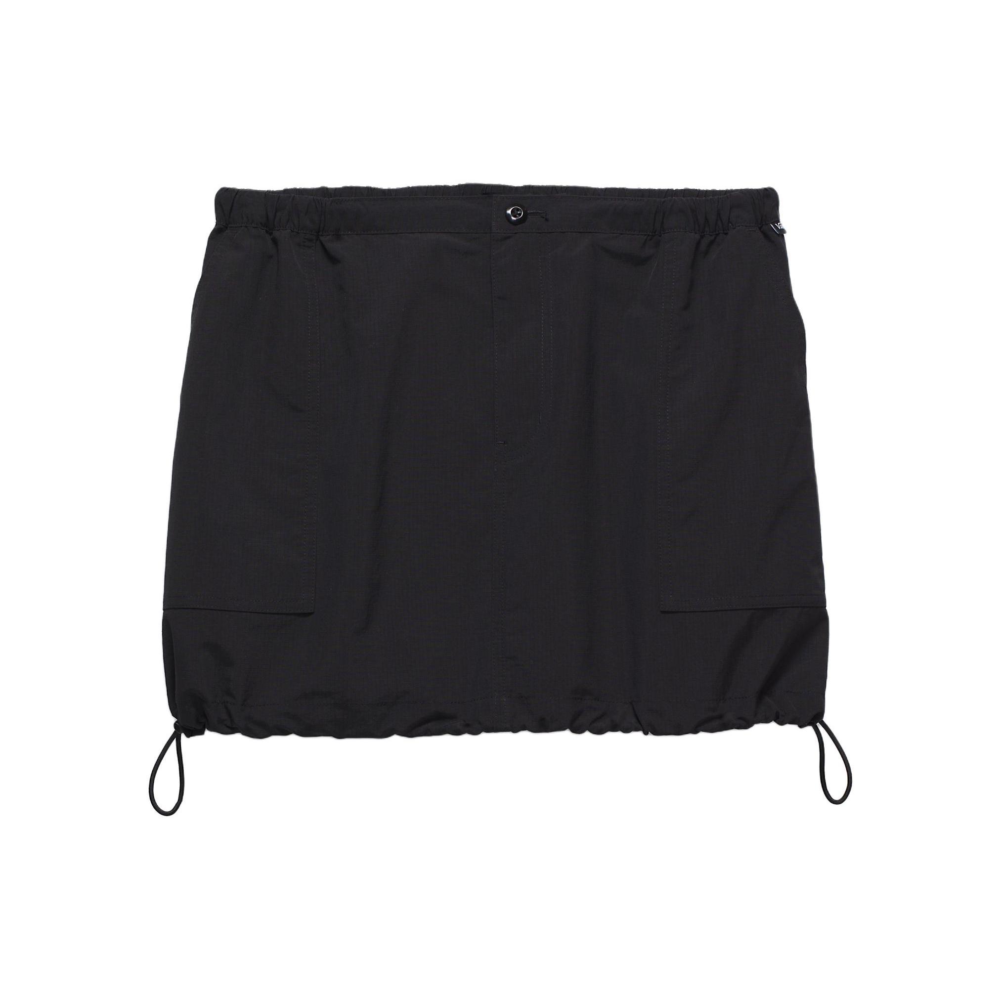 

New Vans Riley Nylon Mini Skirt Casual Short Skirts Women s Black VN000KG6BLK S