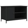TV Stand Black 80 x 40 x 50 cm Engineered Wood