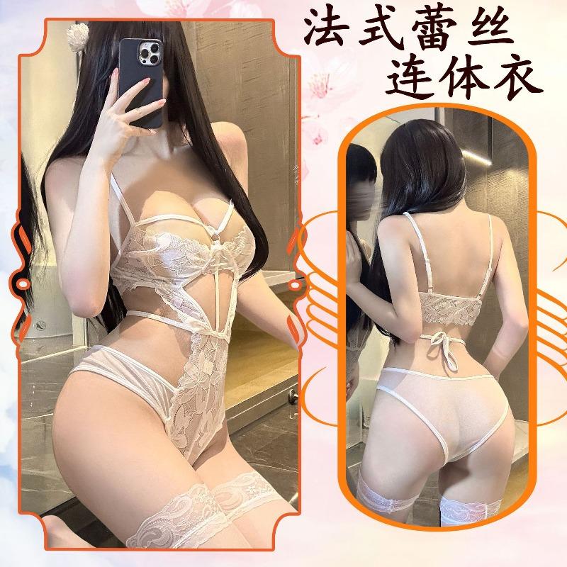 New sexy hot imperial sister lace waist perspective underwear free onesie pure desire to seduce women