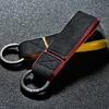 Suede Leather Car Vintage Keychain Zinc Alloy Key Ring For Toyota Hilux Aygo Yaris Ractis Corolla Camry CHR Auris Tacoma Cruiser
