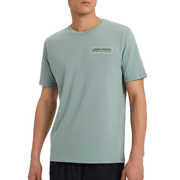 Under Armour Outdoor Fuel Loose Outdoor Sports Short Sleeve T-Shirt Men Tops 1390225-348
