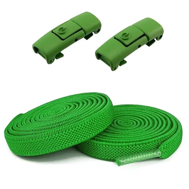 2 pezzi senza lacci elastici lacci per scarpe senza lacci lacci per scarpe con chiusura a pressione lacci per scarpe da ginnastica per bambini e adulti 8 mm lacci piatti allargati per scarpe