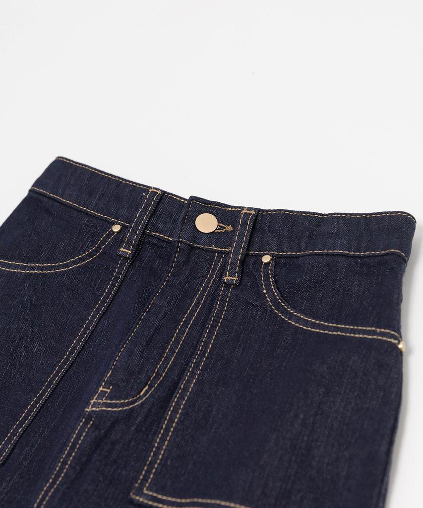 Eilubeu Brushed Pocket Stitch Skirt Aarads701A