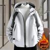Youth Men’s Trendy Warm Cotton-Padded Windbreaker Jacket for Fall and Winter