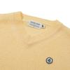 AGENT PEEK Agp Hemline V-Neck Knit Light Beige
