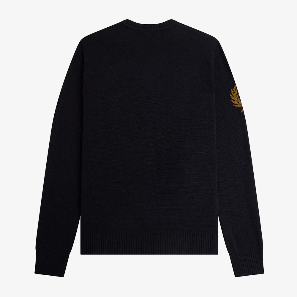 Fred Perry [Sharp] Laurel Wreath Crewneck Knit (608) Afpm2336516-608
