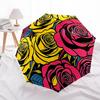 1pc Roses FlowersAutomatic Open/close Umbrella, 8-Rib Sturdy Structure, Portable Travel Umbrella, Parties, Everyday Usec58