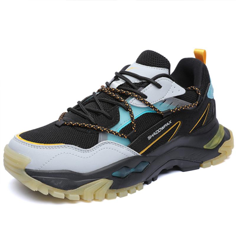 

Ультрамягкие и дышащие модные мужские и женские удобные повседневные кроссовки на шнуровке 41 чёрный/серый