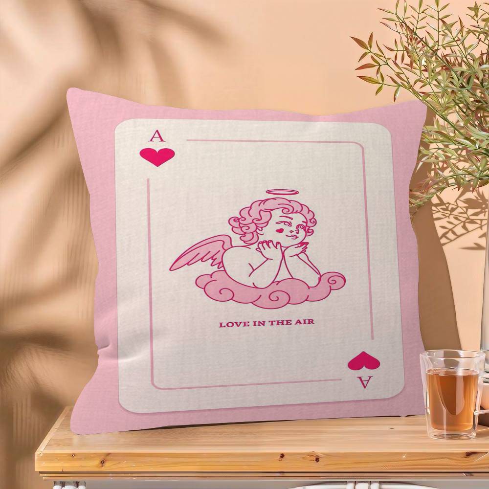 

Trendy Pink Personalized picture text home decorative pillows Household Gifts xcm 30x30 cm