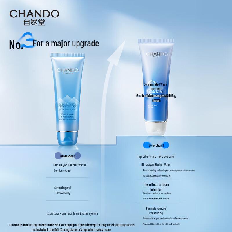 CHANDO Snow Region 3rd Gen Soothing Hydrating Facial Cleanser