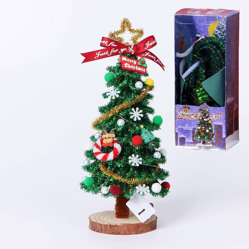 

Decompress Twister Stick Diy Material Pack Gift Christmas Tree Assembly Gift Toy Red Green