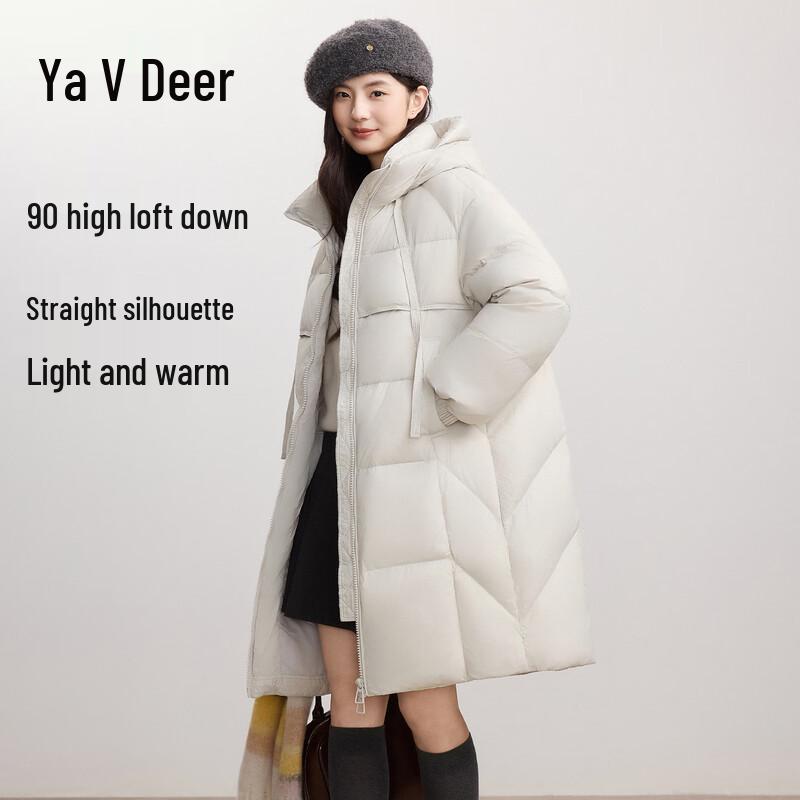 Yalu Women's 2025 Winter Puffy Long Down Jacket