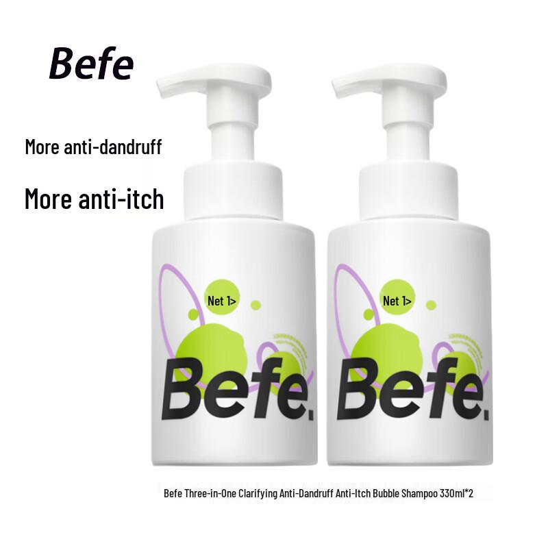 BeFe Triple Purifying Anti-Dandruff & Anti-Itch Bubble Shampoo