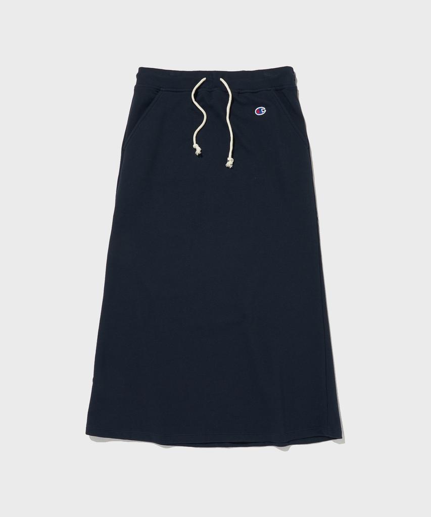 Champion Women'S C-Logo Long String Skirt Normal Navy