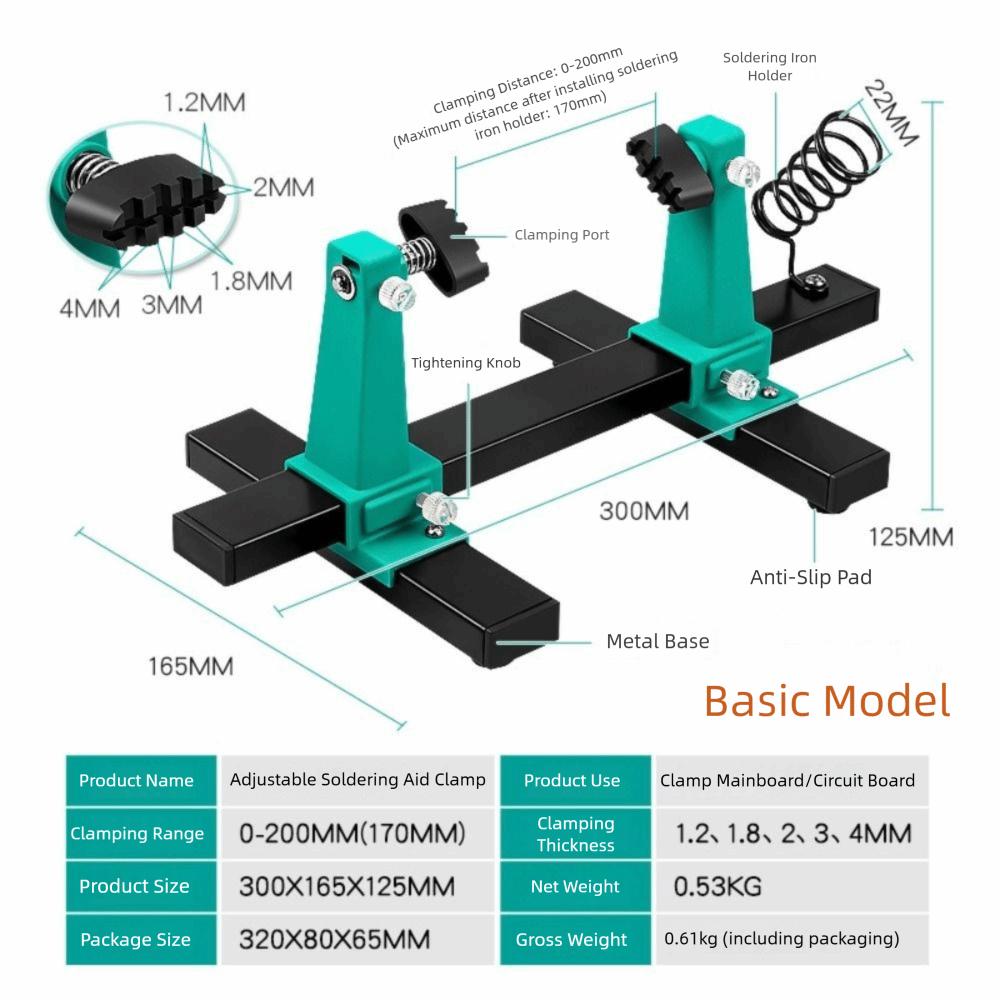 360° Rotation Circuit Board Soldering Bracket Soldering Stand  Computer Maintenance