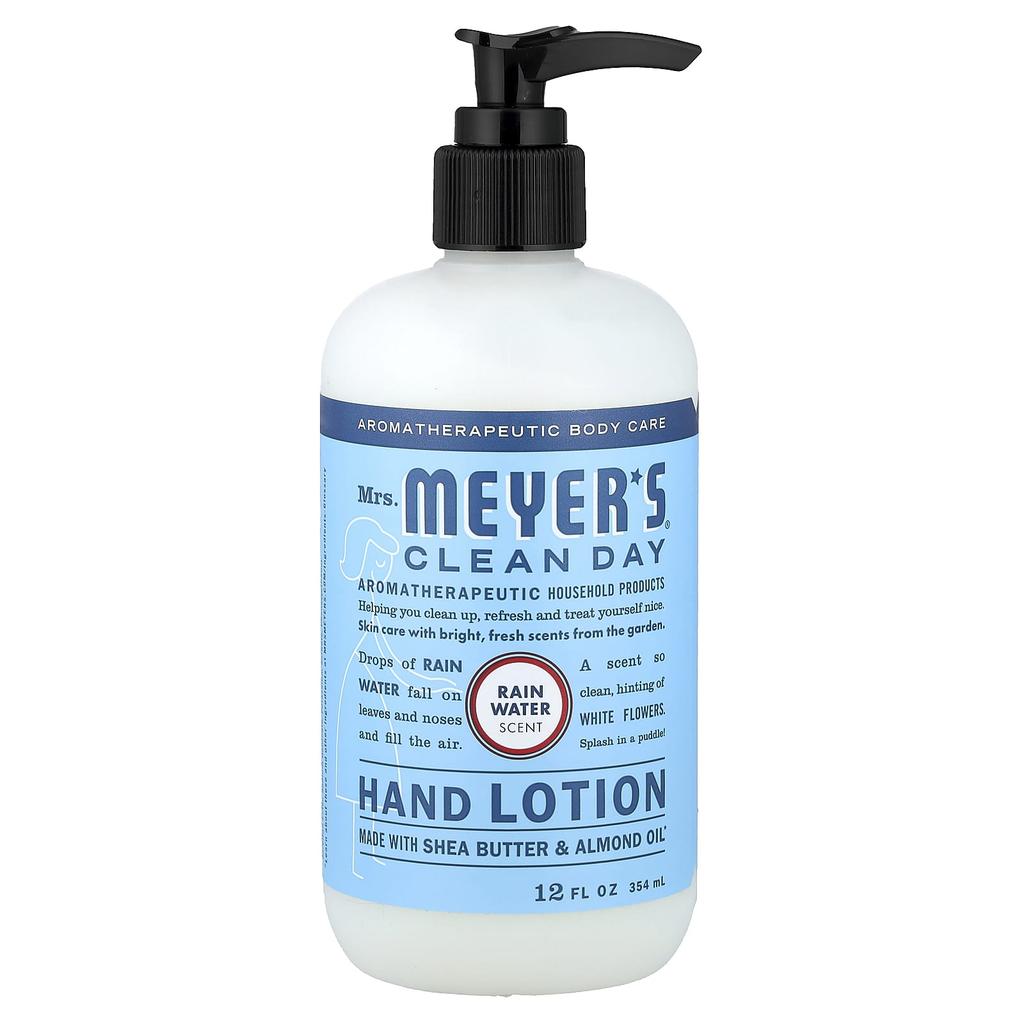 Mrs. Meyers Clean Day Hand Lotion, Rainwater, 354 Ml (12 Fl Oz)