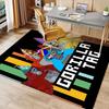 Gorilla Tag Printed Absorbent Washable Carpet, Non-Slip Bathroom Mats, Kitchen Rugs, Yoga Mat,Living Room Entrance, Camping Picnic Rugs