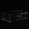 Acrylic Napkin Holder Transparent Uncapped Bathroom Napkin Holder for 23x14x6cm Washcloth for Kitchen Bathroom