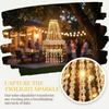 Waterproof Hanging Solar Lantern Crystal Acrylic Crystal Acrylic Lantern  Gifts for Women