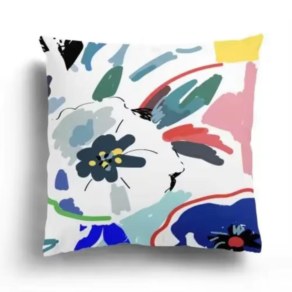 Nordic Abstract Art Printed Pattern Cushion Cover Home Living Room Sofa Bedroom Decoration Throw Pillow