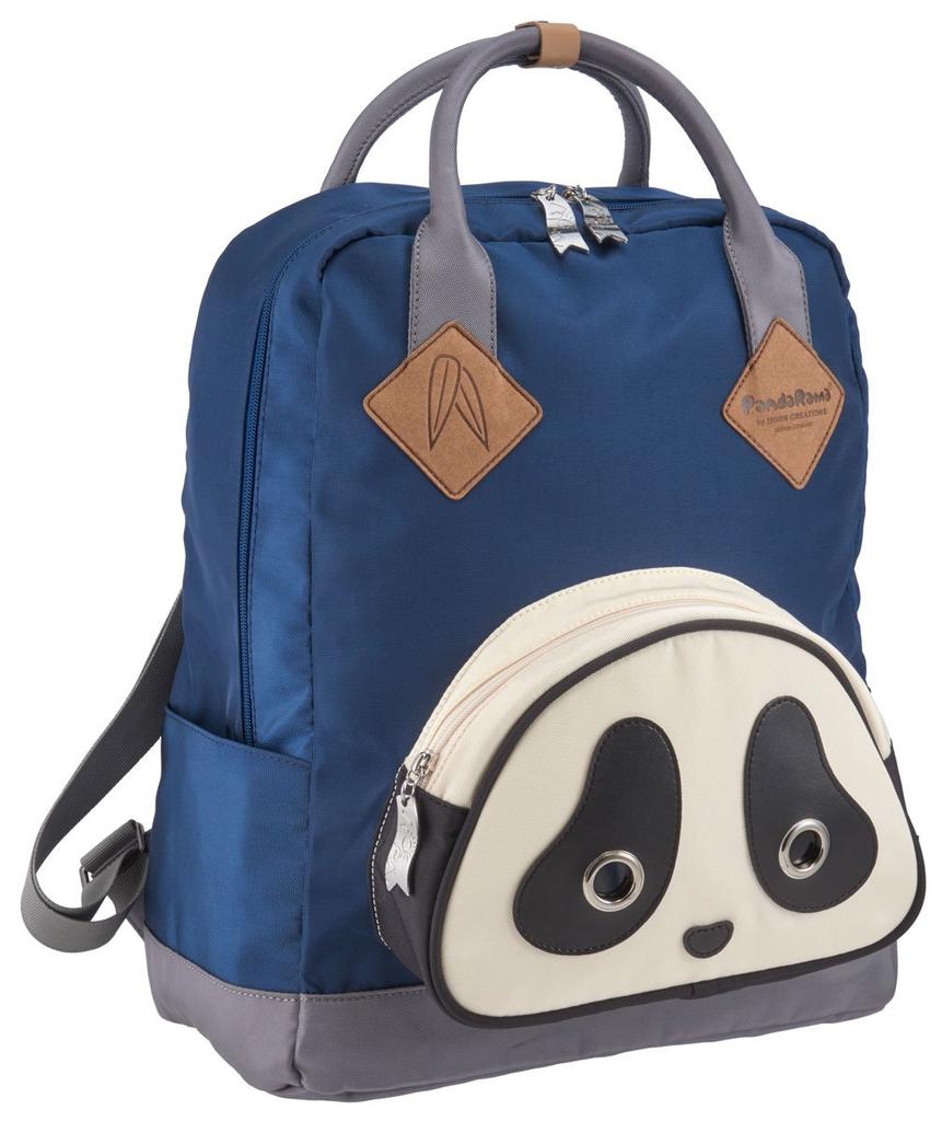 MORN CREATIONS School Bag Panda MORN CREATIONS School Bag Student Bag Backpack Panda Large Navy