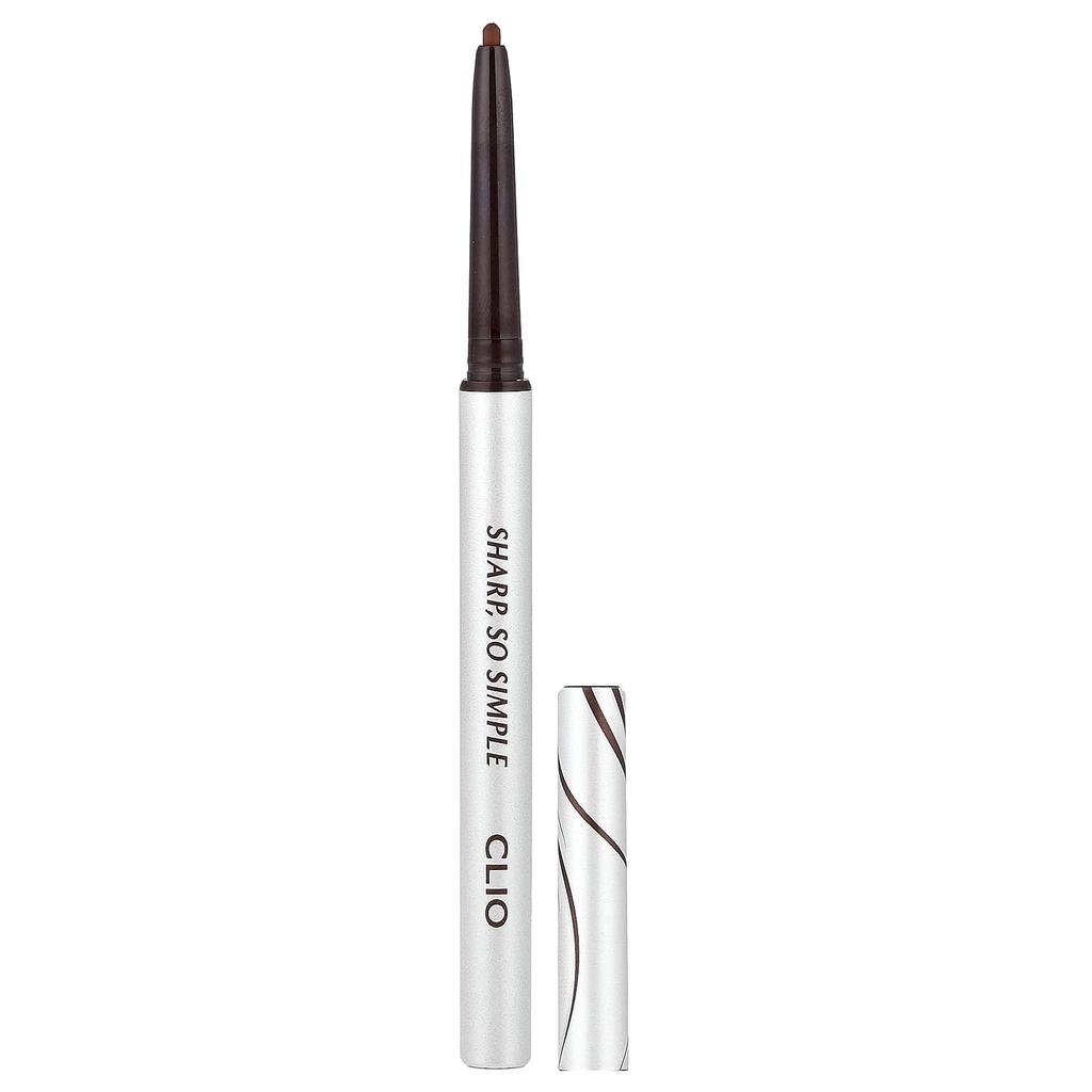 Clio Sharp, So Simple Waterproof Pencil Liner, 02 Brown, 0.14g (0.004oz)