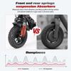 1000W Foldable Off Road E Scooter 48V20AH 54KM 45KM/H Dual Shock Hydraulic Brake 10" Tubeless Tire for Adults
