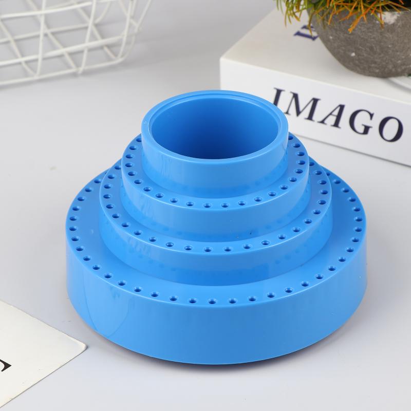 

Вращающийся круглый кейс для хранения сверл, держатель для бит, вращающийся на 360° бокс, подставка для насадок шлифовального инструмента, держатель для бит отвертки синий