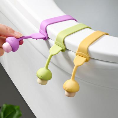 Tuvalet Açacağı Silika Jel Kapak Kaldırıcı Taşınabilir Lavabo Kapak Kolu Banyo Closestool Koltuk Anti-kirli Ortaya Çıkarmak Artefakt