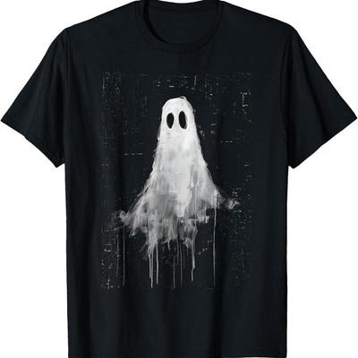 Ghost Horror Spirit Spooky Scary Halloween Goth Aesthetic T Shirt