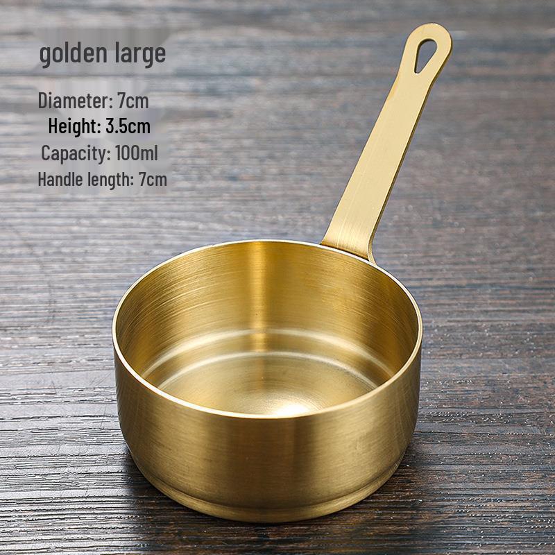 304 Stainless Steel Sauce Cup with Handle - Perfect for Steak, Dips, Snacks, and Vinegar.