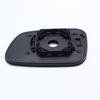Front Door Wing Mirror Glass with Mount Waterproof Anti-Glare Rear View Mirror Lens for Discovery 2 CRD100640 CRD100650
