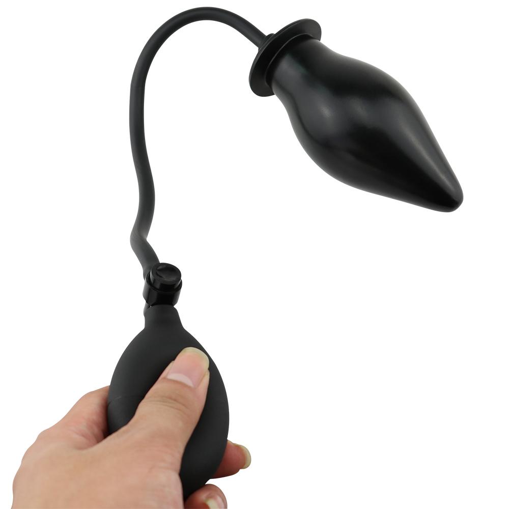 PVC Unisex Inflatable Anal Plug Dilator, Anal Plug, Anal Training Device, Anal Dilator, Anal Plug SM Adult Sex Toys, Sex Toys
