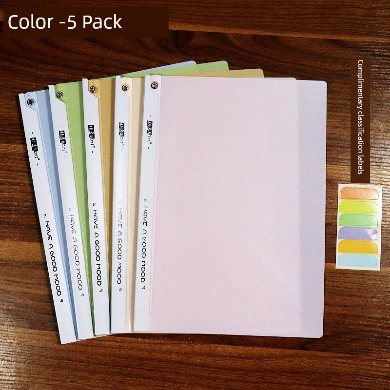 Rotate Students Good-looking Thickened Folder