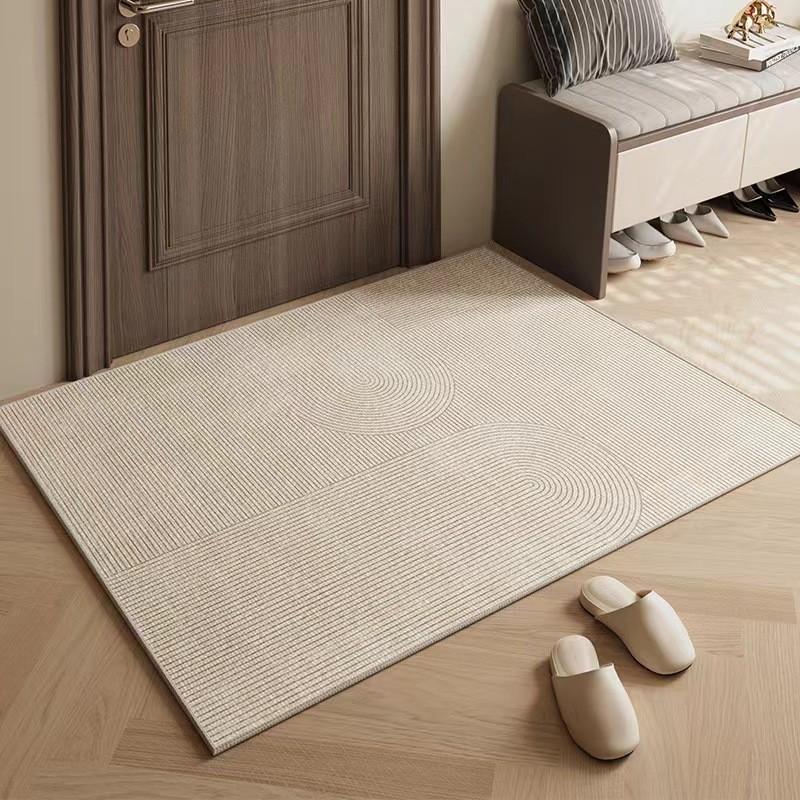 Modern Abstract Polyester Door Mat For Entryway And Home Decor
