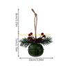 92MF 4PCS Christmas Bells Ornament Weatherproof Iron Bells Decorations for Door Window