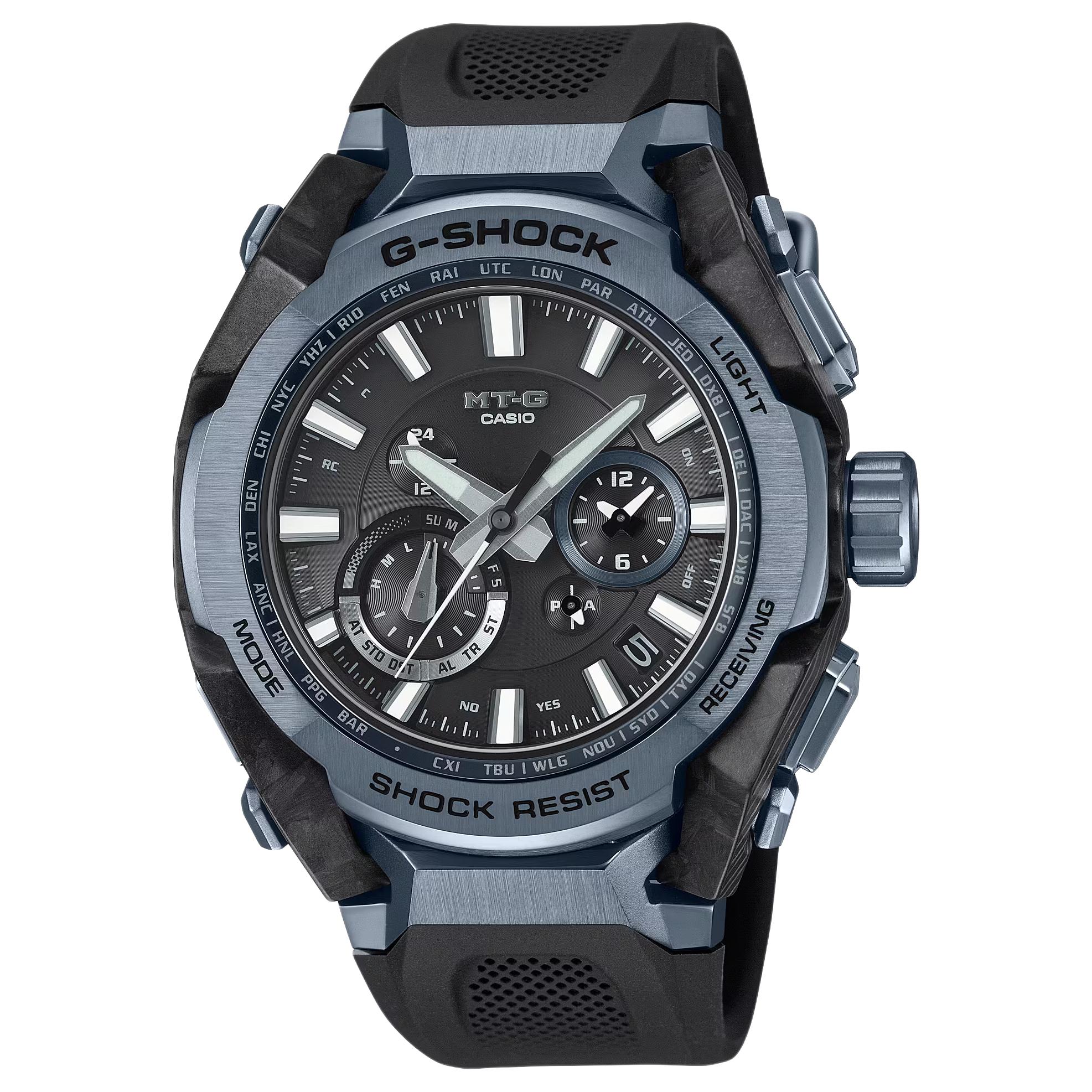 

CASIO MT G 200m Waterproof Solar Quartz Movement Resin Strap Watch Men s Watches Black Dial MTG-B4000B-1A2JF Black Dial