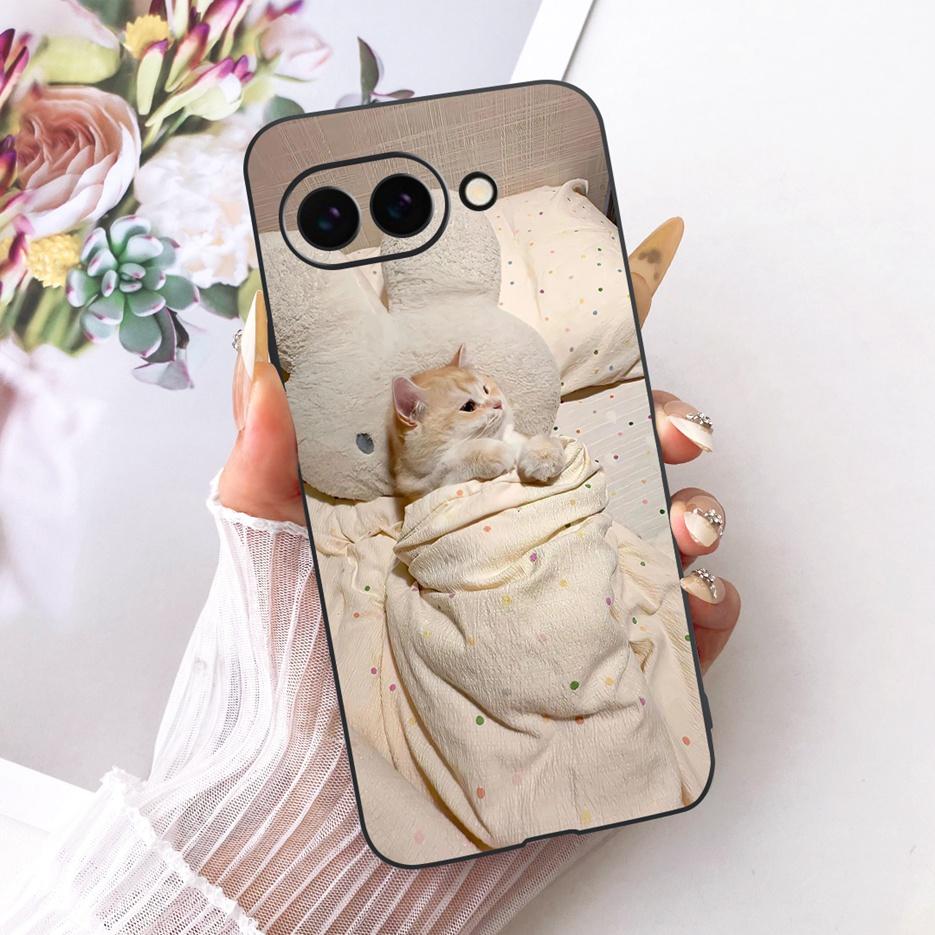 Für Google Pixel 9 Pro Hülle Niedlicher Löwe Mode Bemalte Abdeckung Weiche TPU Handyhülle Für Google Pixel 9A Pixel9 Pro Rückseite Fundas