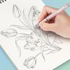 Simple Low Gravity Mechanical Pencil 0.5mm Metal Tip Smooth Writing Propelling Pencil 2B Pencil Students