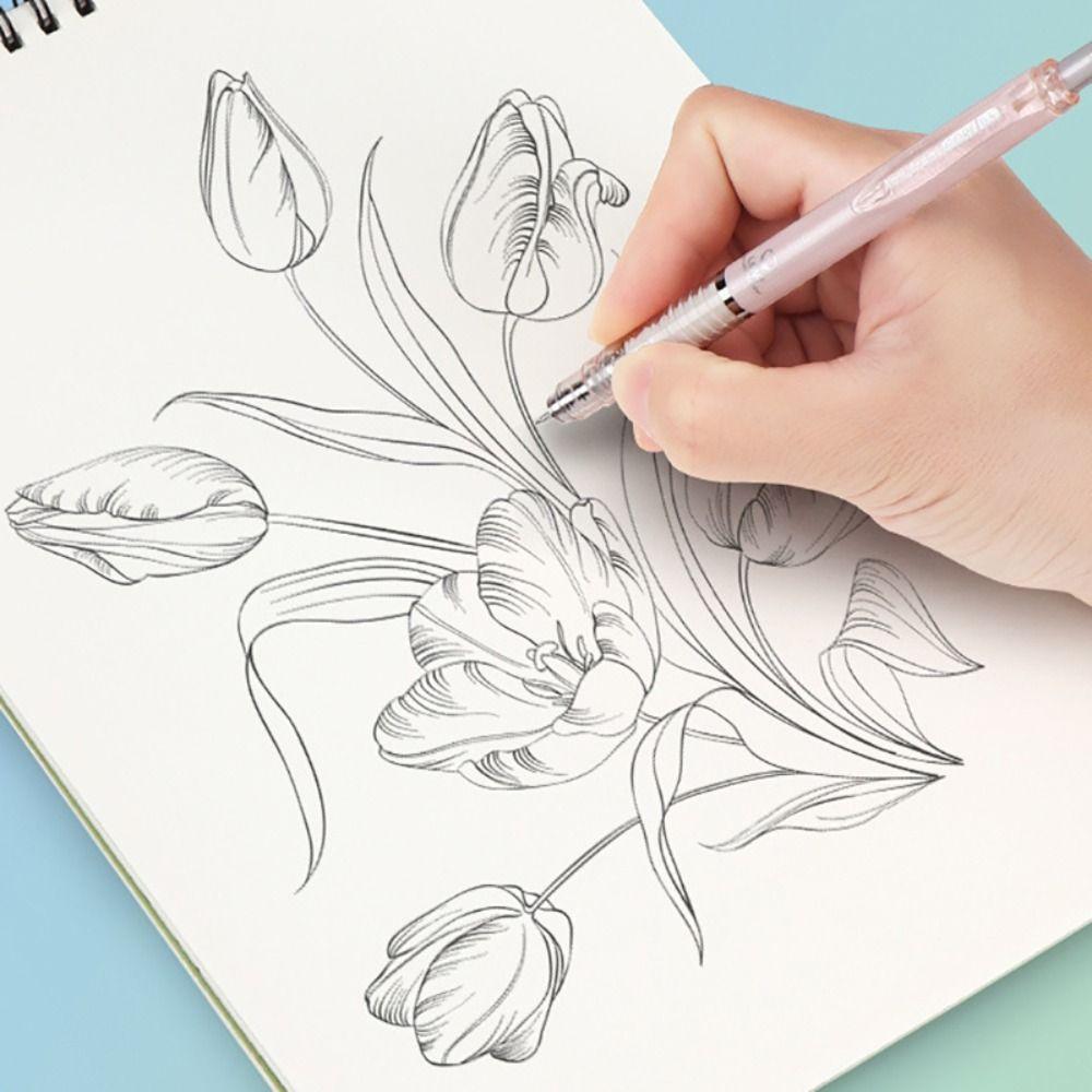 Simple Low Gravity Mechanical Pencil 0.5mm Metal Tip Smooth Writing Propelling Pencil 2B Pencil Students