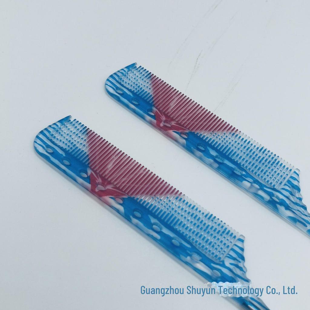 Heat-Resistant Wide Tooth & Tail Handle Styling Comb Set - Anti-static Hair Salon Tool