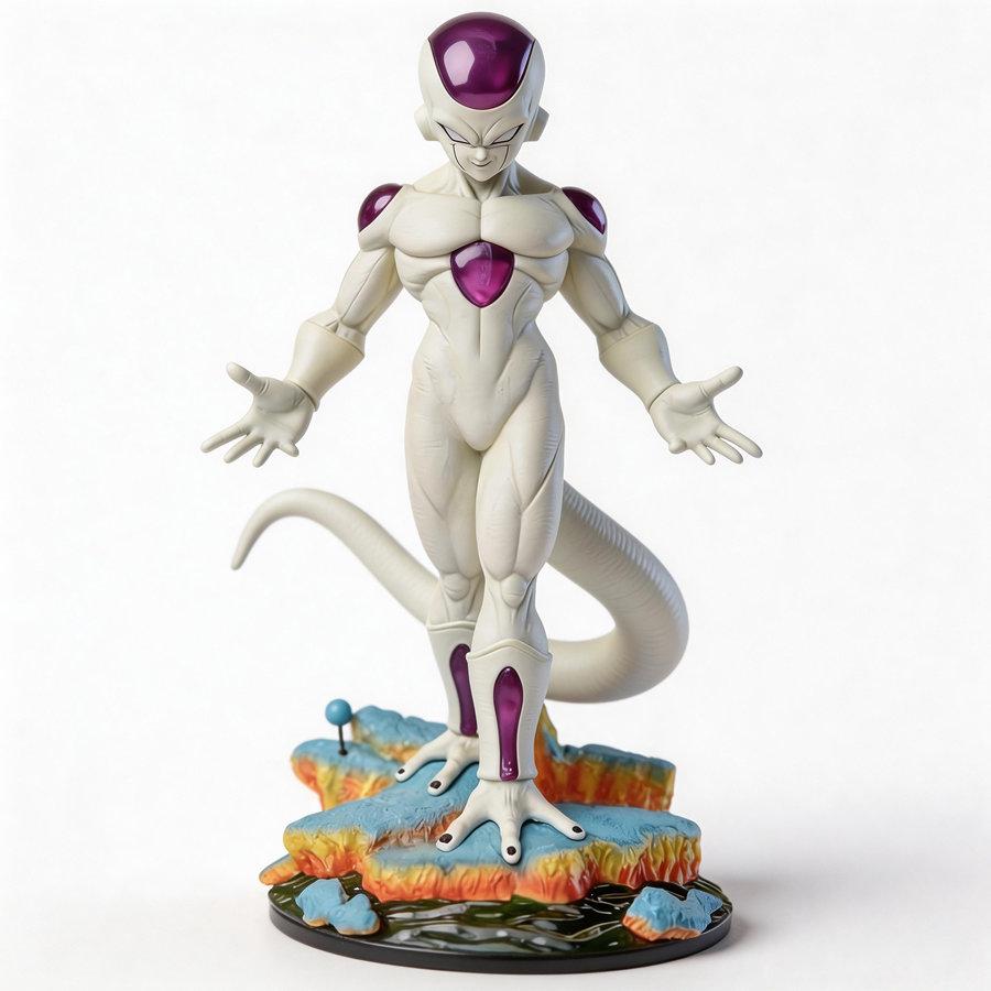 Dragon Ball Frieza Anime Statue GK Decoration Model Figure 28cm for Anime Fans Collection Desktop Ornament