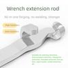 Head Ratcheting Spanner With Extended For Tight And Stubborn