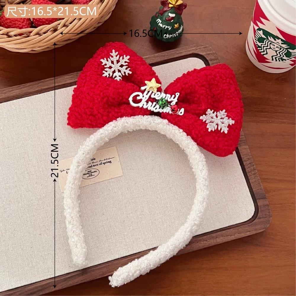 Sweet Christmas Headband Adult Kids Santa Claus Elk Xmax Tree Bow Hair Band Christmas Hair Accessory Headwear New Year Gifts