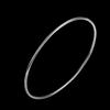 RUI RUI YU Women Bracelet Copper Plated Silver Simple Classic Style Single Circle Bracelet