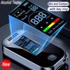 Digital Breath Alcohol Tester Gas Detector Professional Breathalyzer With LCD Display USB Rechargeable Electronic Alcohol Tester