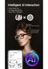 Smart AI Glasses: New Model with 8MP Camera, Anti-Shake Video, AI Translation, Music, Bluetooth