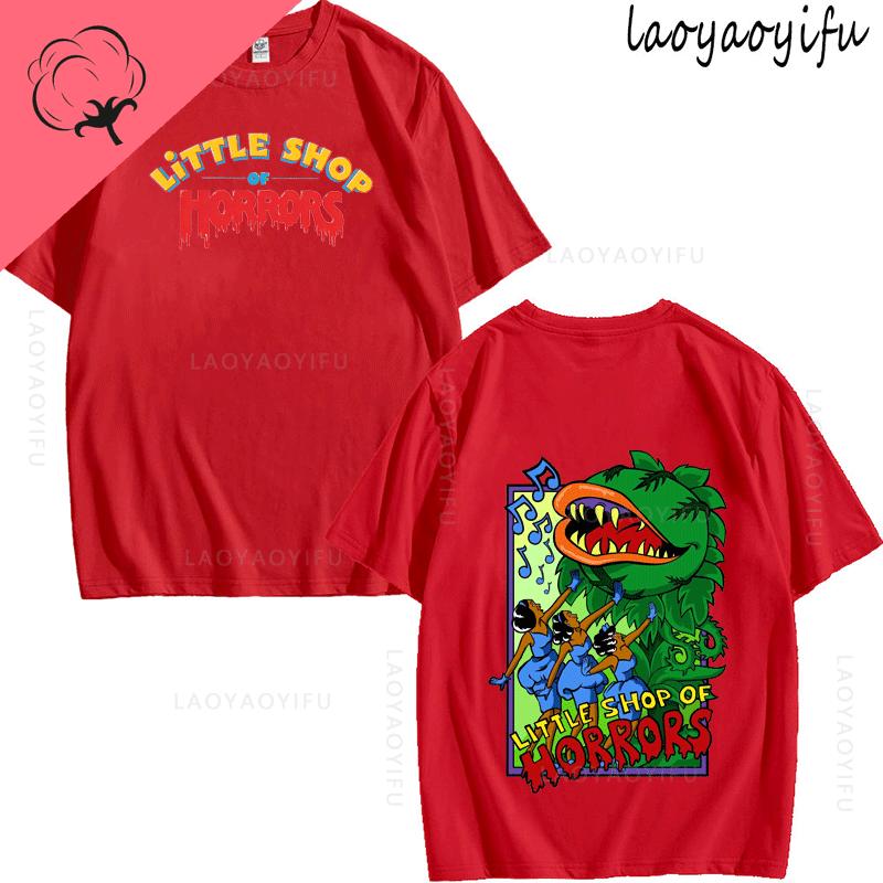 

Little Shop of Horrors Theme 100Cotton Printed Fashion Summer TShirt Shortsleev Mens Womens Fashion High Quality Oneck 4XL