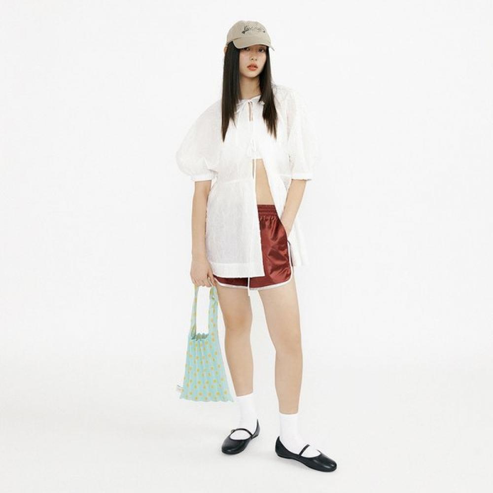 Pleatsmama Mini Shoulder Bag Lemon Dot